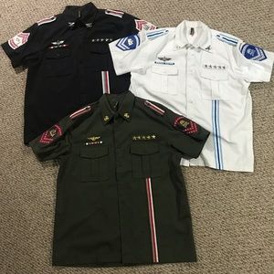 Military-style shirt